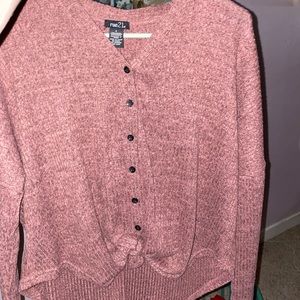 button up sweater